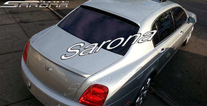 Custom Bentley Flying Spur  Sedan Trunk Wing (2004 - 2013) - $340.00 (Part #BT-007-TW)